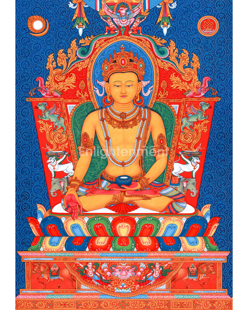 5 Buddha Thangka Painting Set for Spiritual Growth | Hand Painted Traditional Thangka