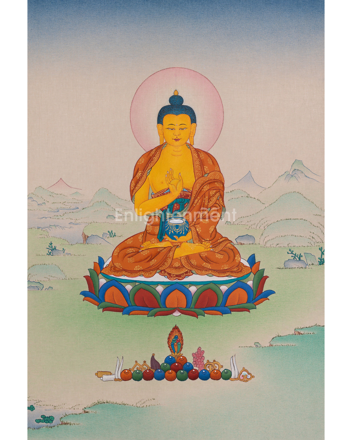 Ratnasambhava Buddha Thangka 