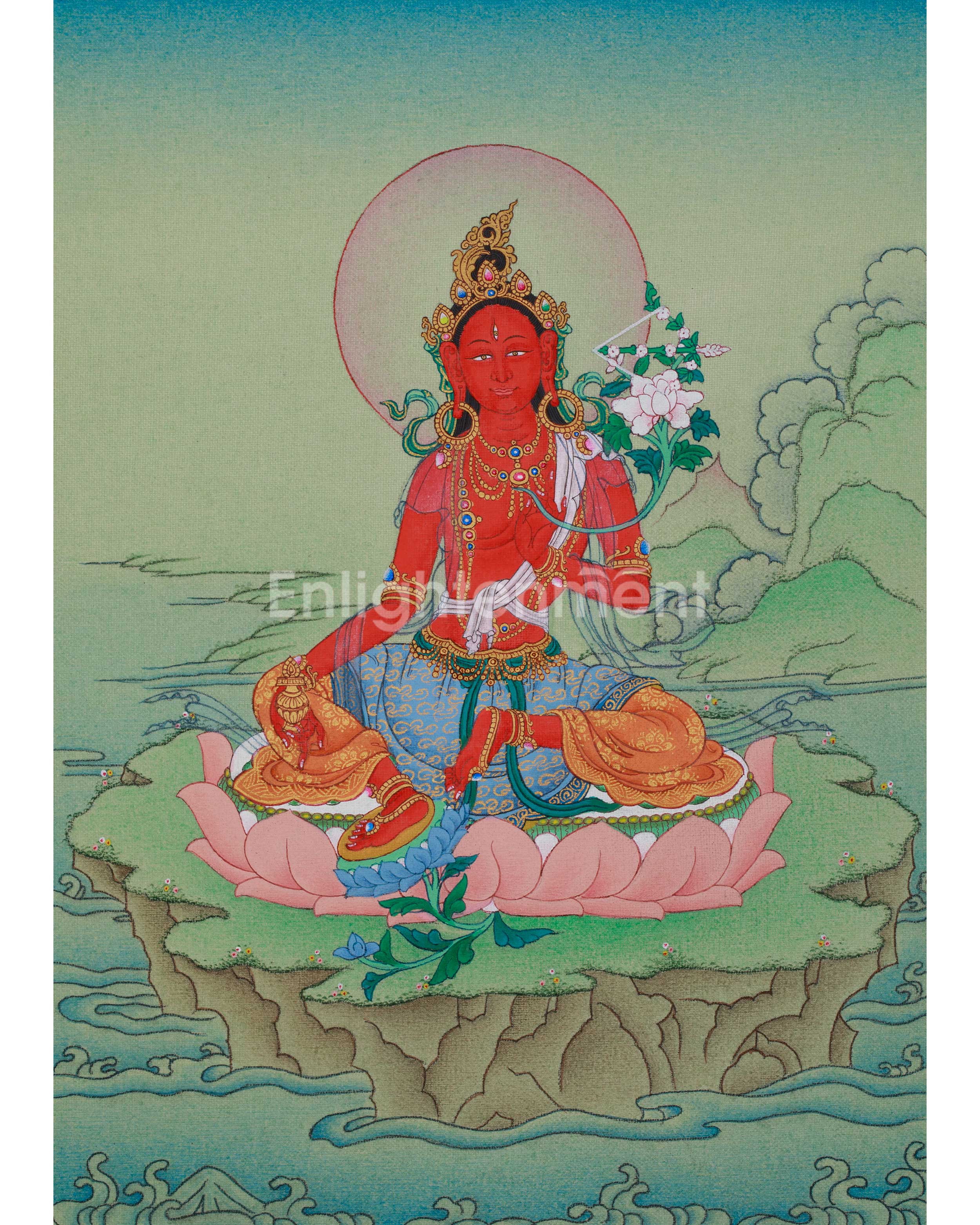 Red Tara Himalayan Artwork