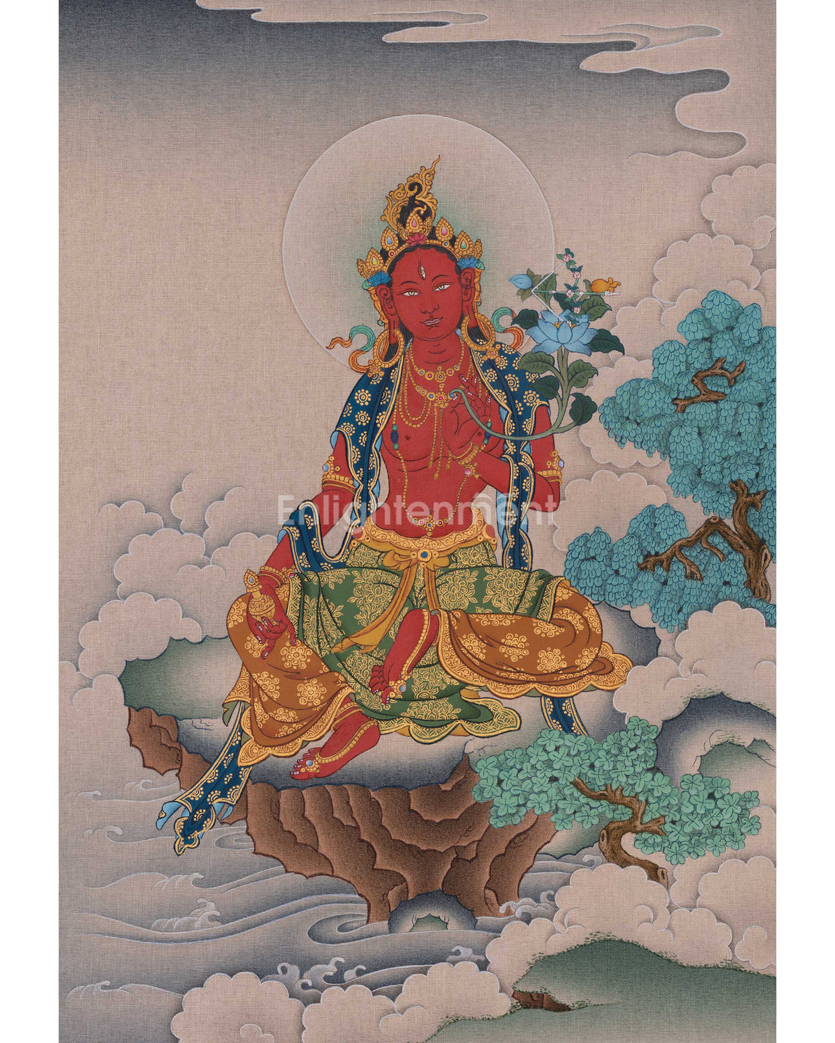 Red Tara Spiritual Thangka