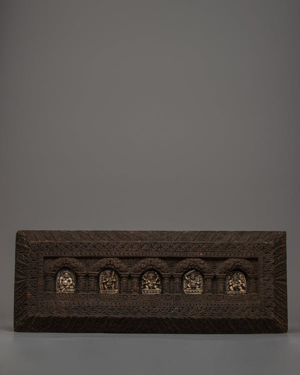 Wooden Tibetan Book Cover