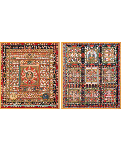 Ryoukai Set Thanka Mandala Print