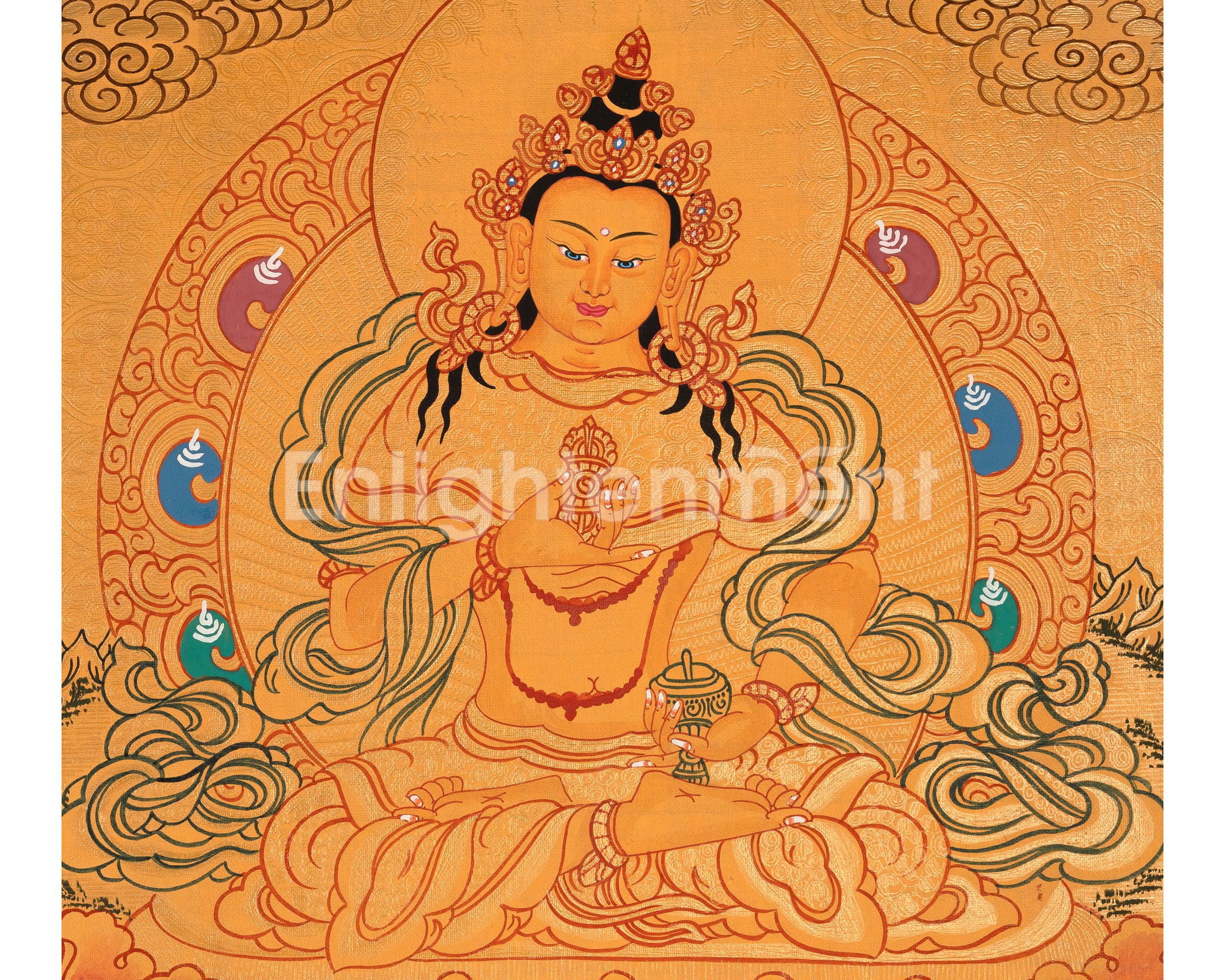 Thangka of Vajrasattva | The Deity of Purification & Spiritual Transformation