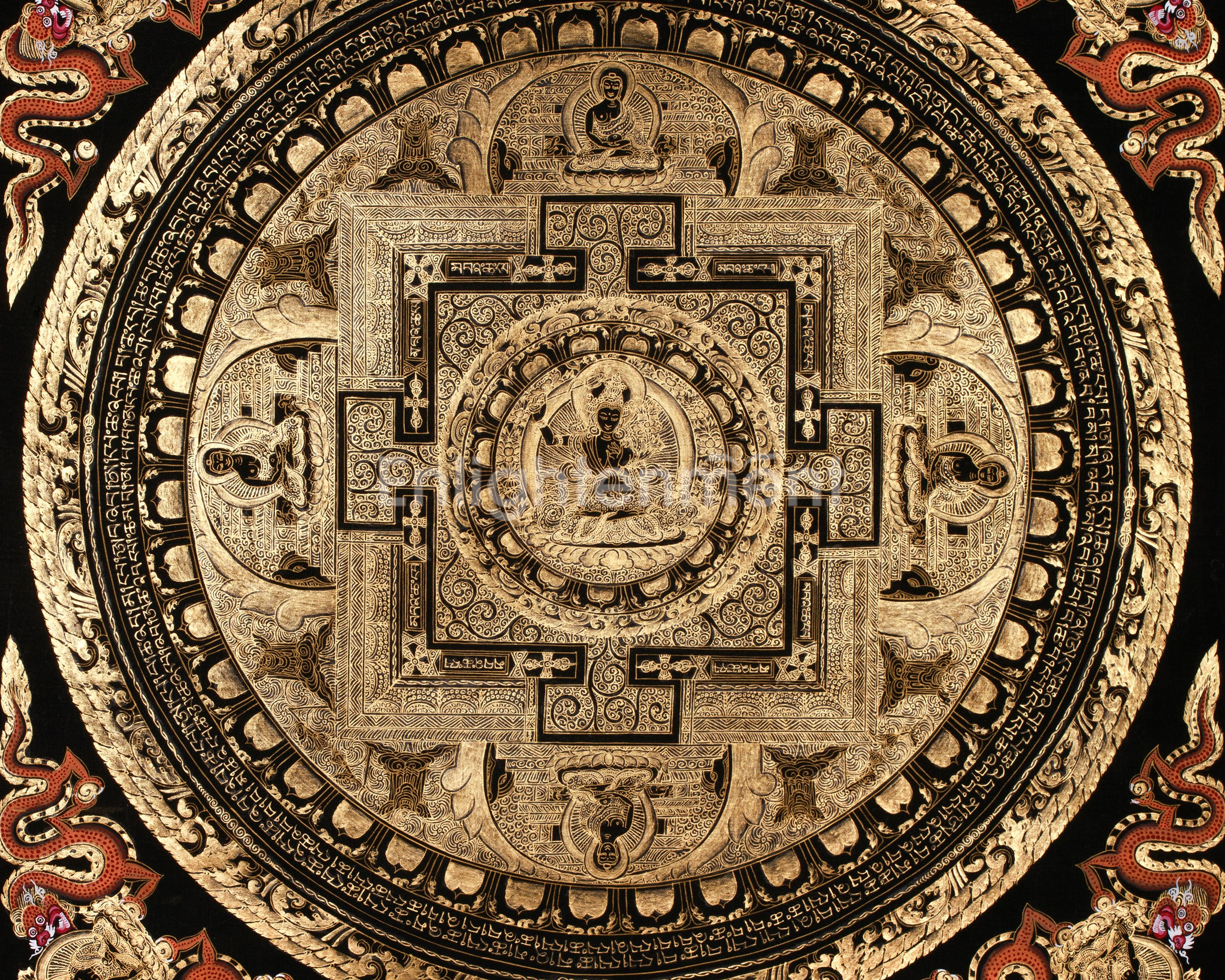 Manjushri Mandala Thangka | Unfolding the Path to Enlightenment