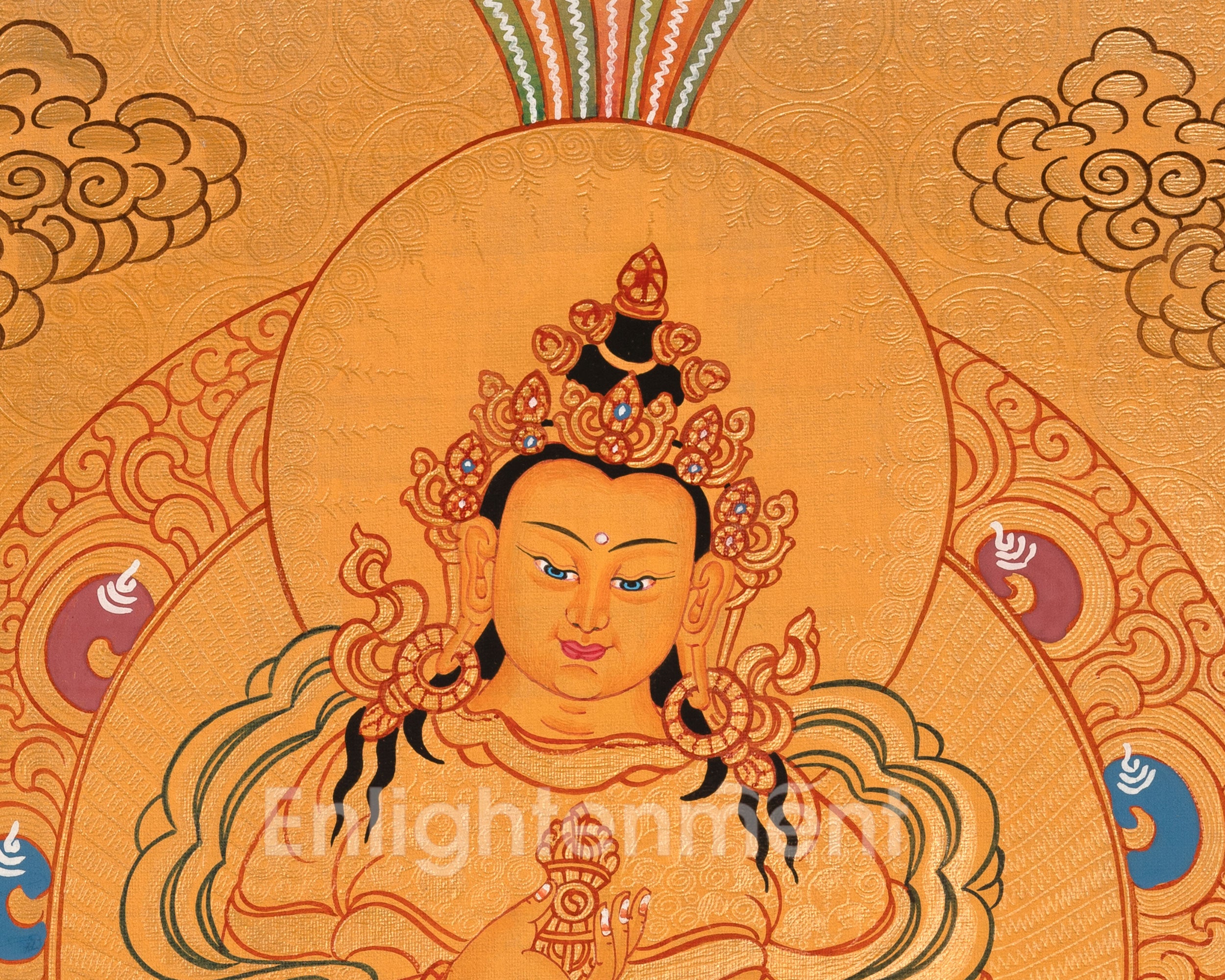 Thangka of Vajrasattva | The Deity of Purification & Spiritual Transformation