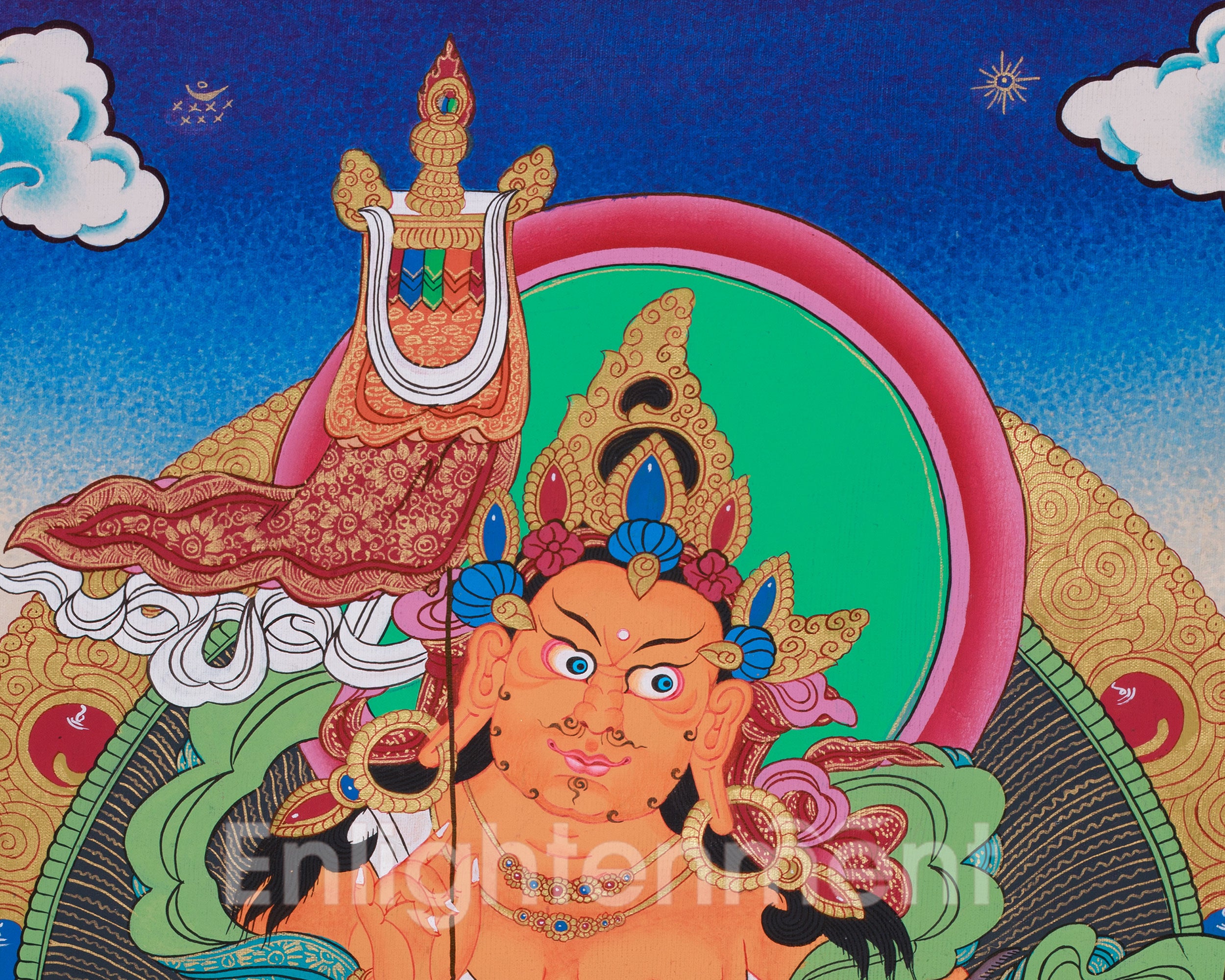 Original Hand-Painted Namtose Thangka Painting | Buddhist Religious Art