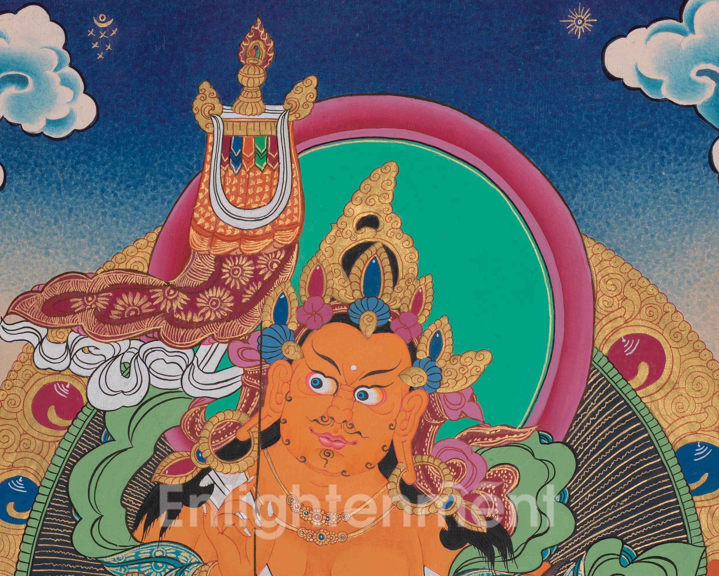 Original Hand-Painted Namtose Thangka Painting | Buddhist Religious Art