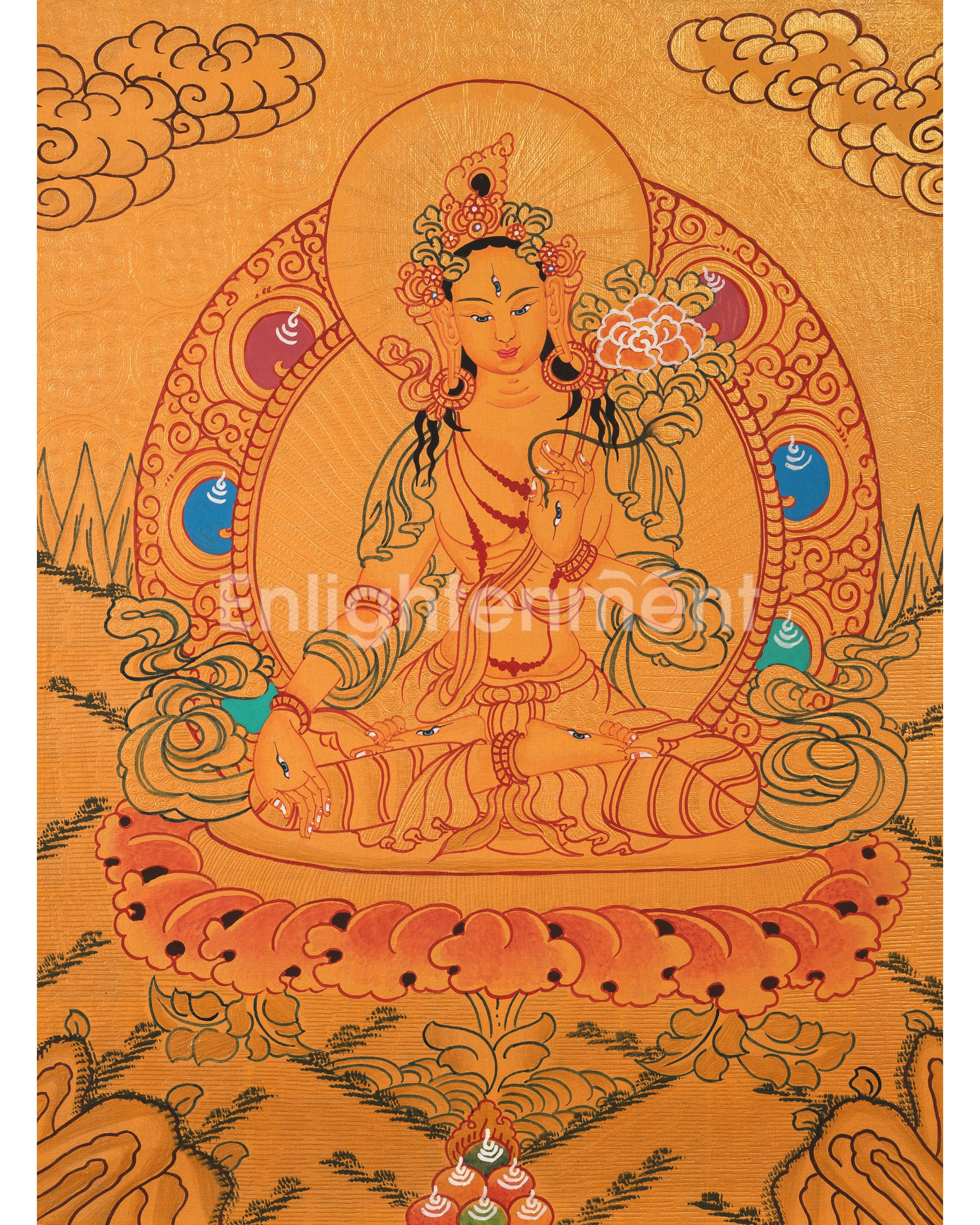7 Eyed White Tara | A Sacred Symbol of Compassion and Healing