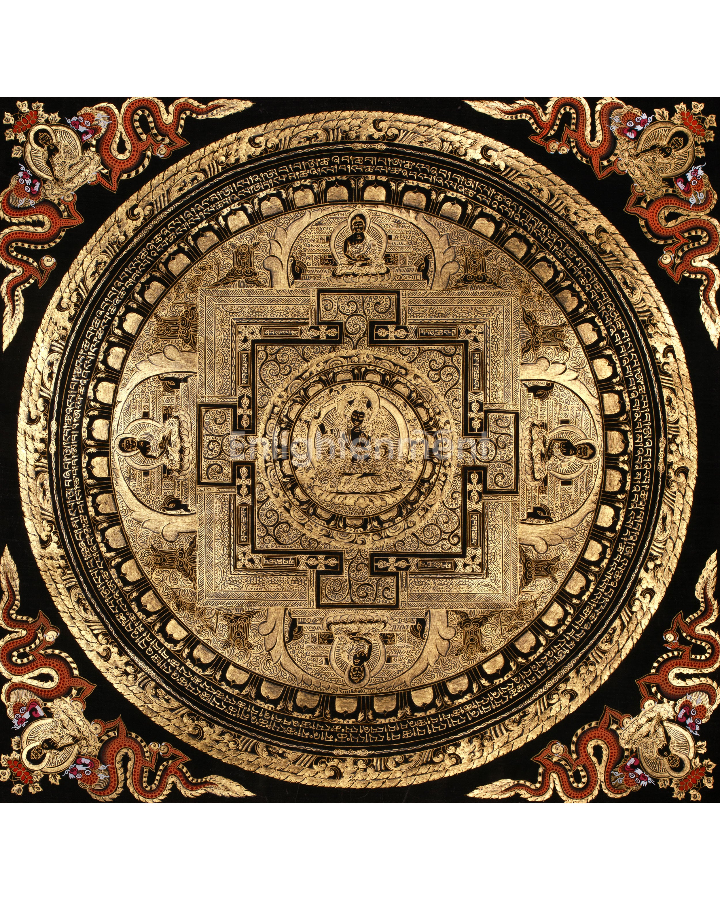 Manjushri Mandala Thangka | Unfolding the Path to Enlightenment