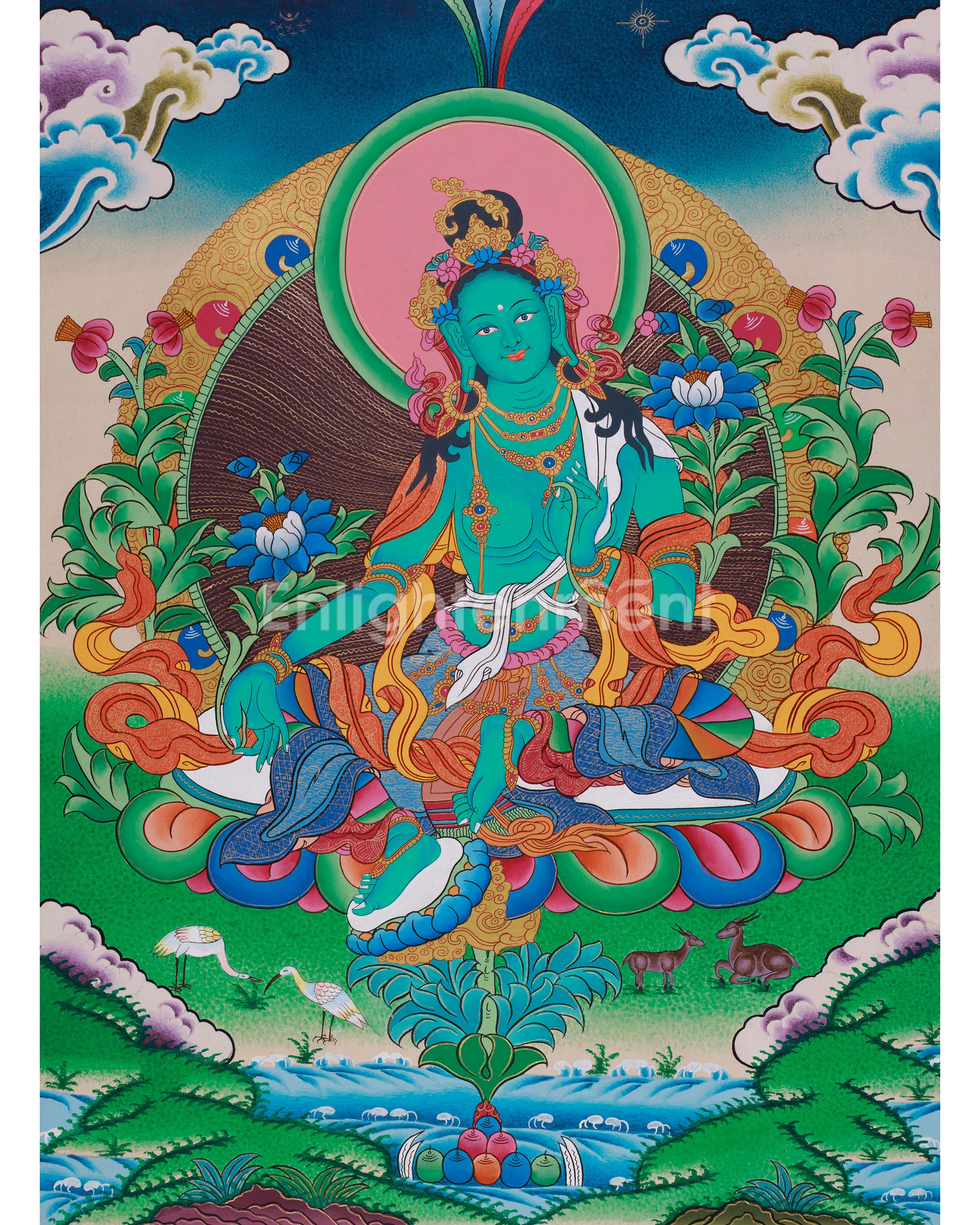 Traditional Shyamatara | Divine Protector of Compassion & Swift Action