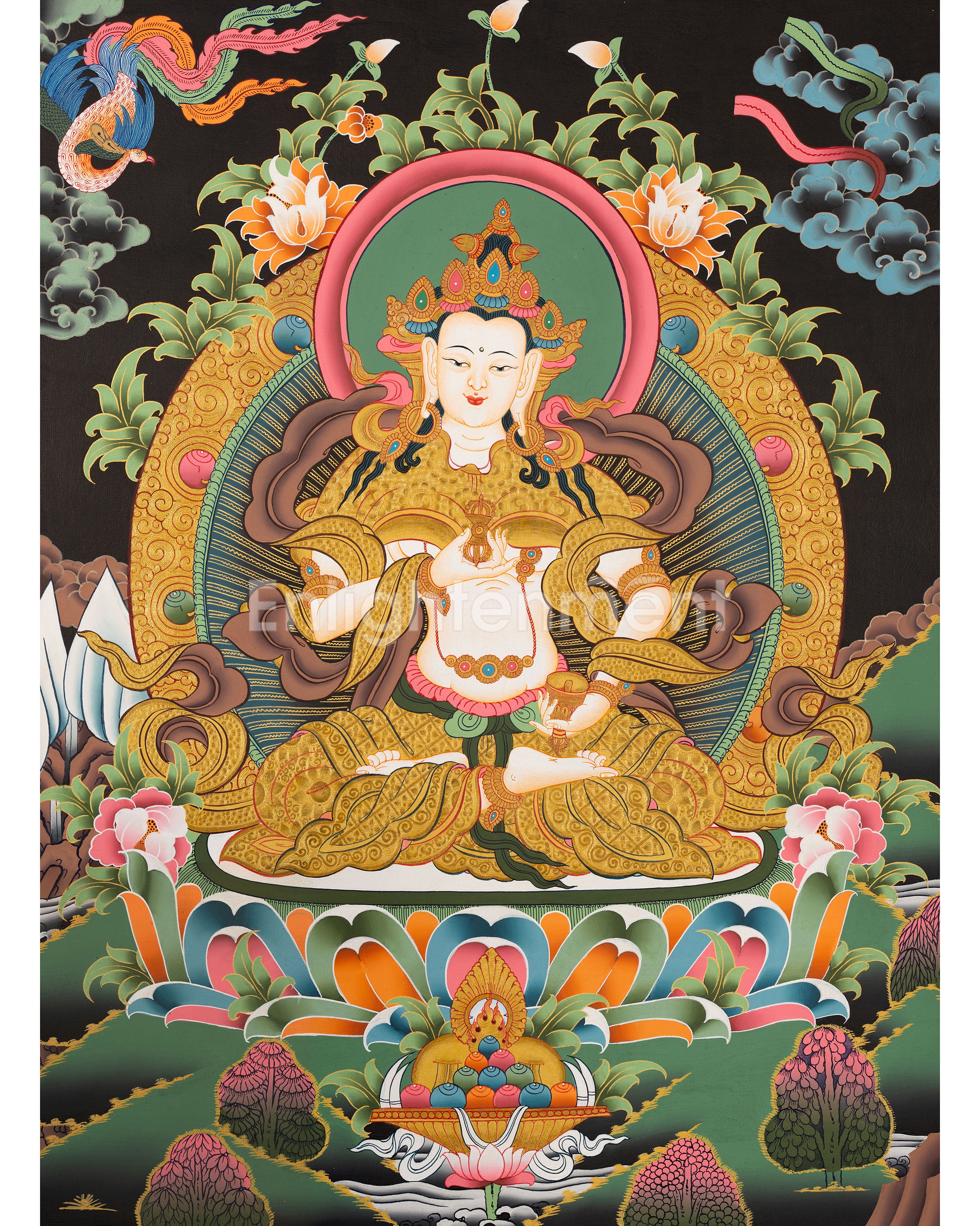 Vajrasattva Dorje Sempa | Handpainted Thangka | Religious Art