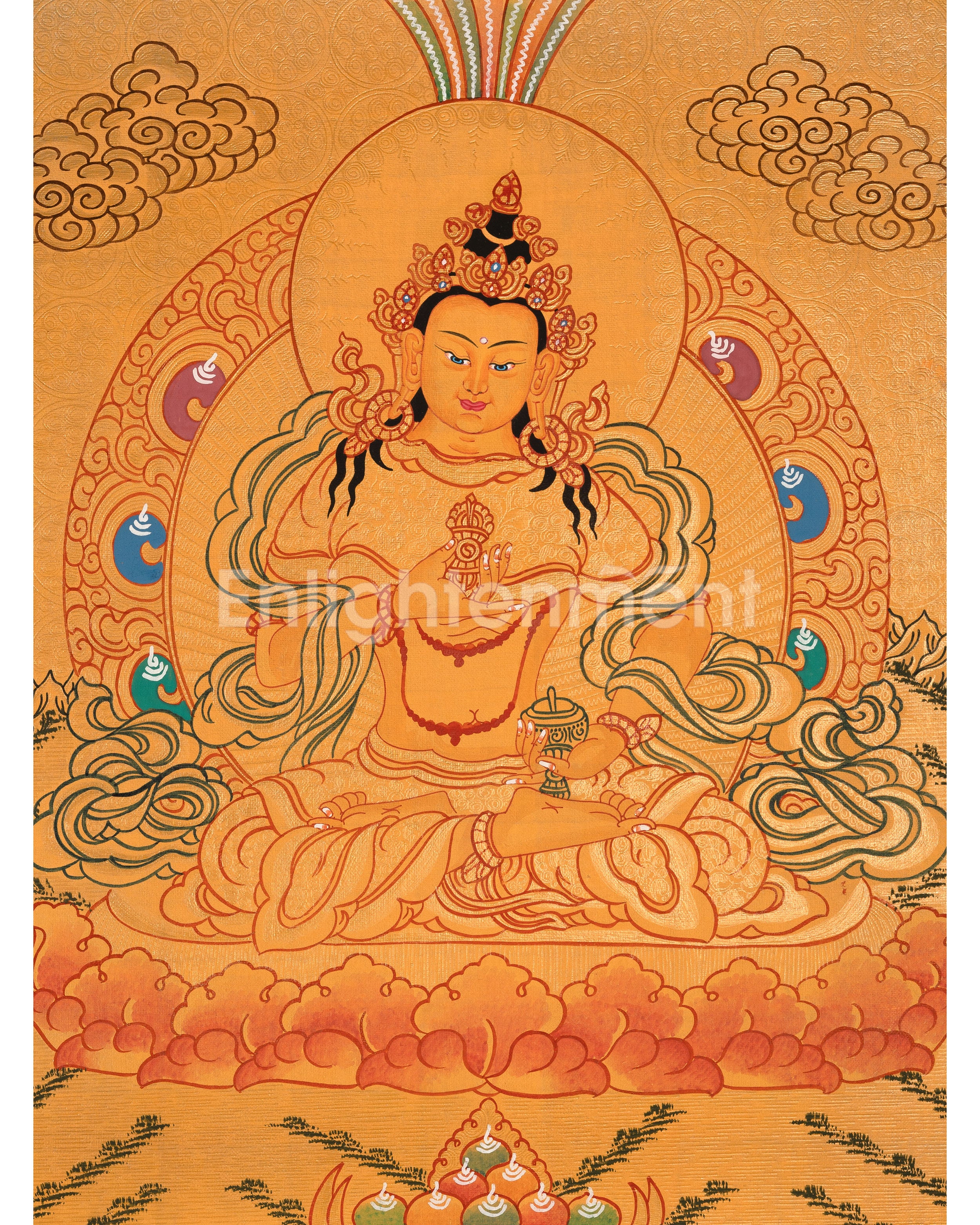 Thangka of Vajrasattva | The Deity of Purification & Spiritual Transformation