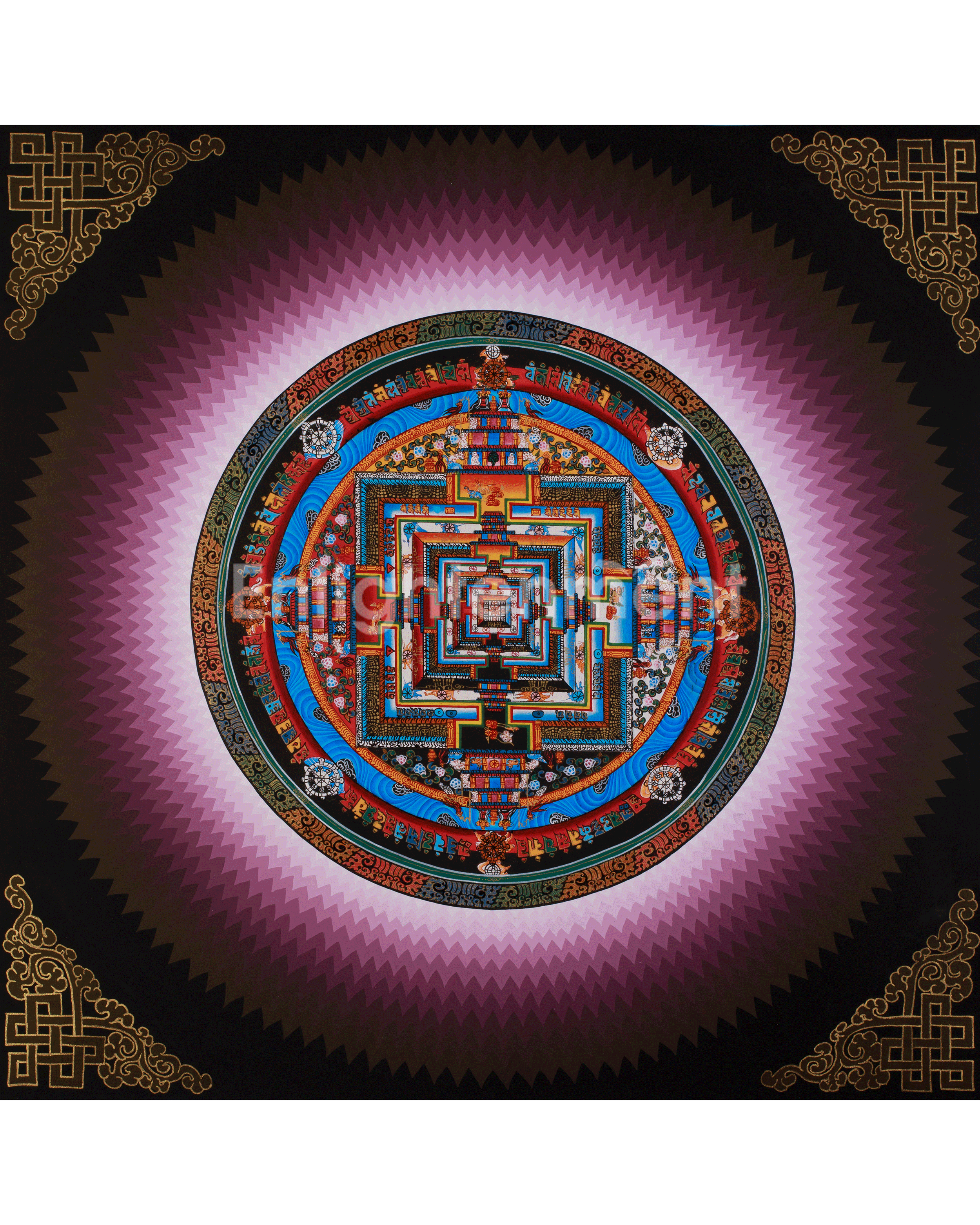 Sacred Buddhist Kalachakra Mandala