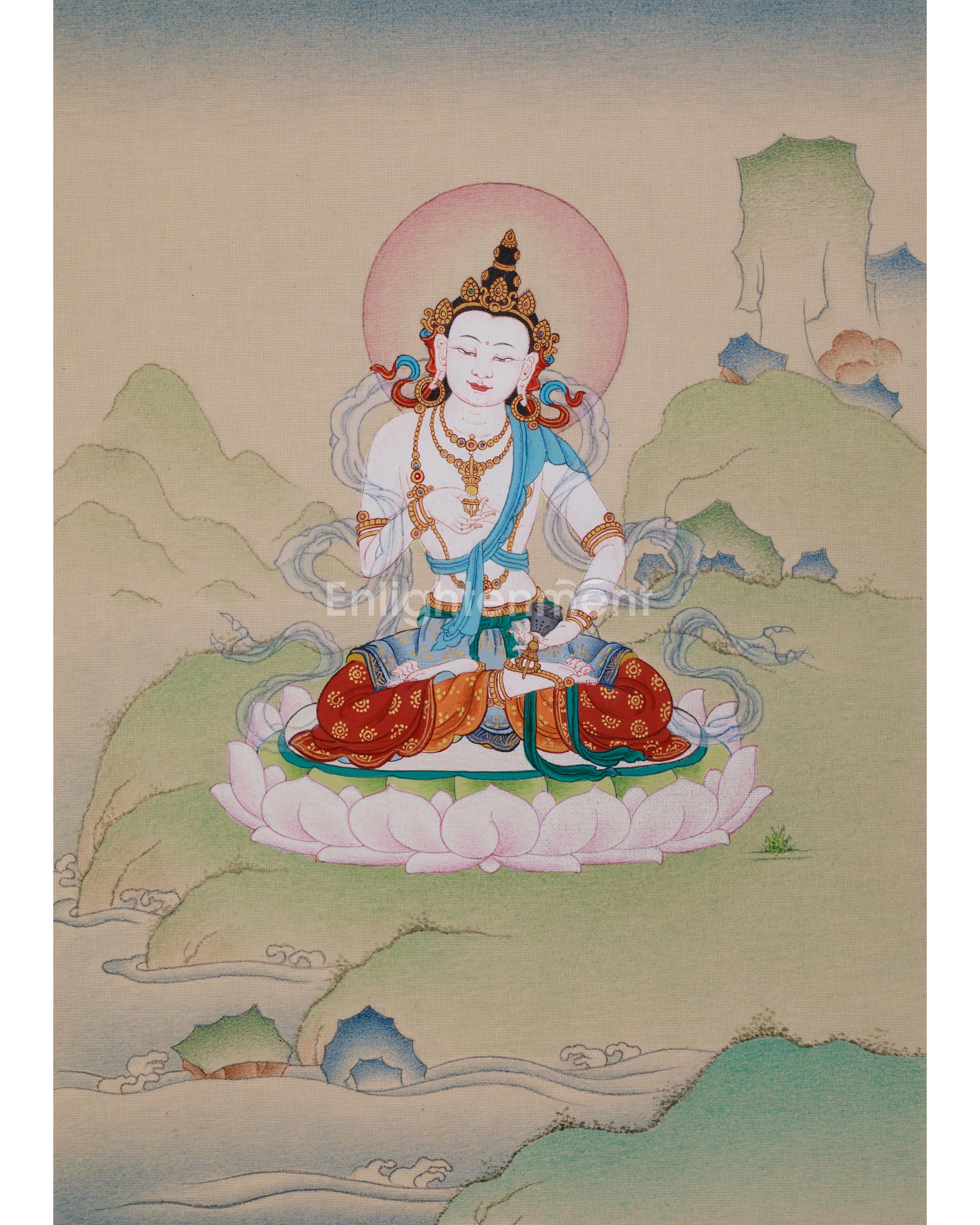 Sacred Thangka of Vajrasattva