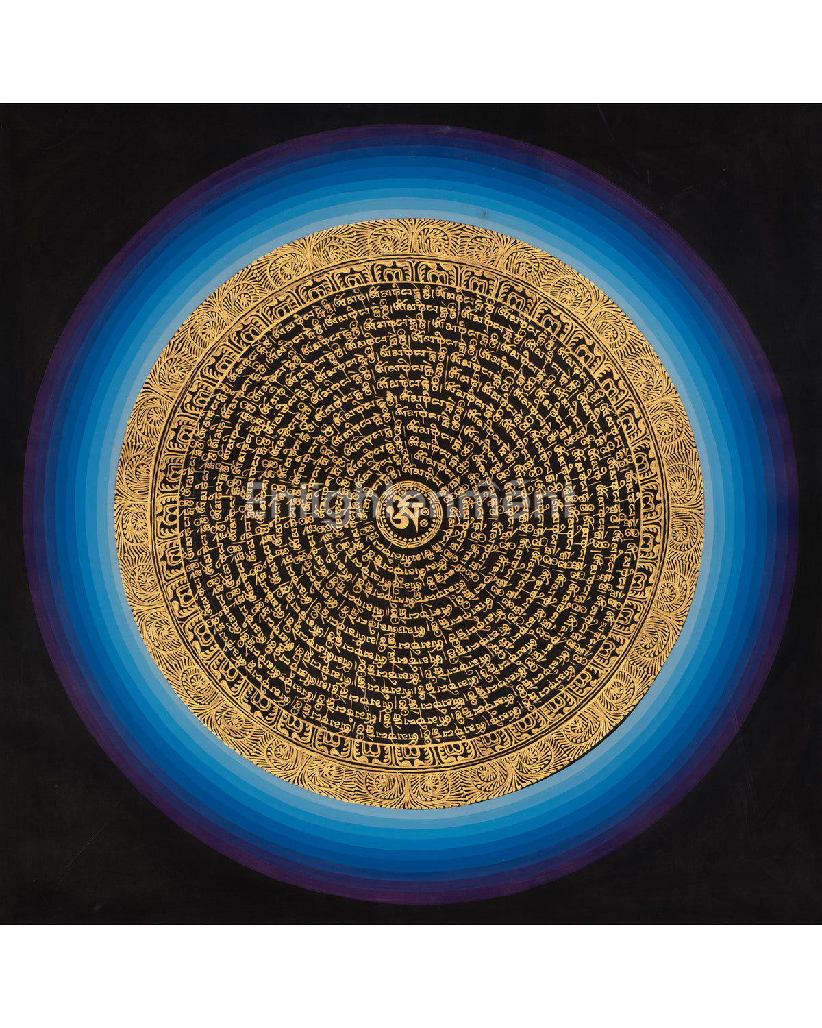 Sacred Tibetan Mantra Mandala 
