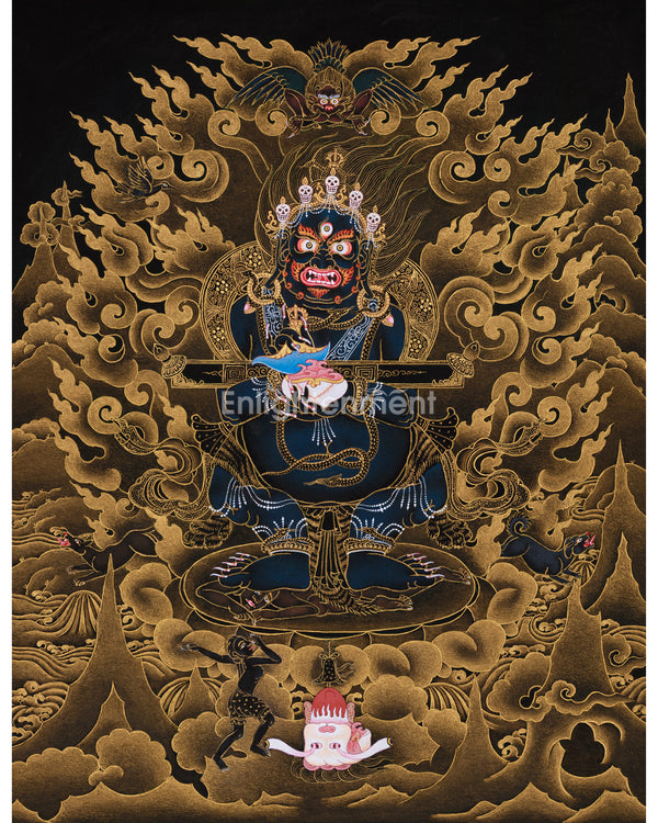 Mahakala of Sakya Tradition | Protector Deity Thangka