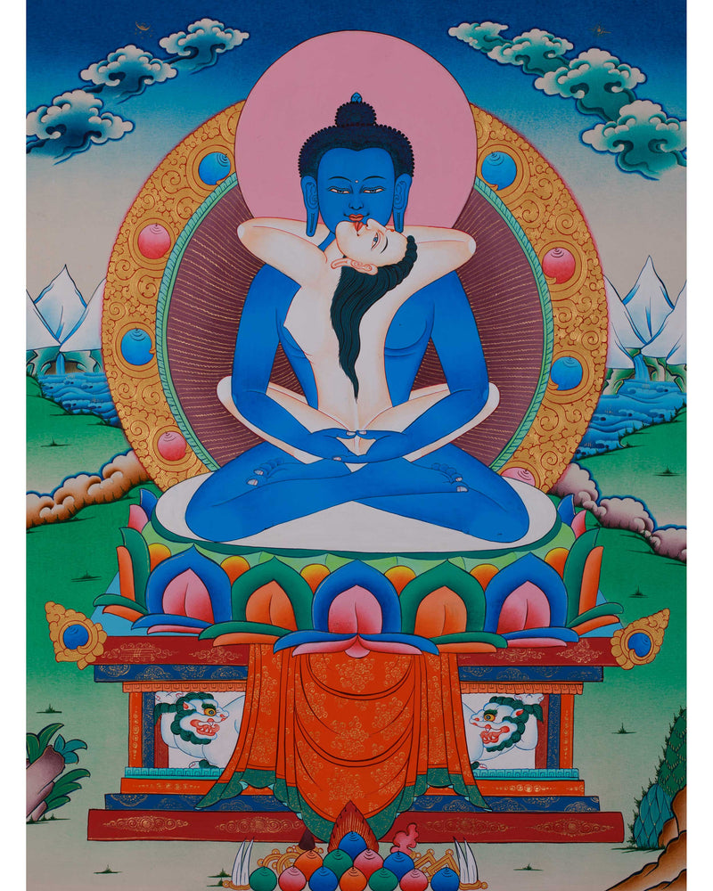 Samantabhadra Yab Yum Thangka