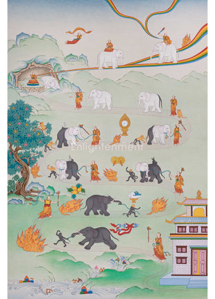 Tibetan Samatha Meditation Thangka