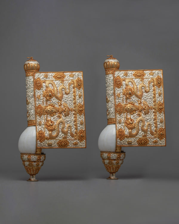 Buddhist Conch Sankha Pair