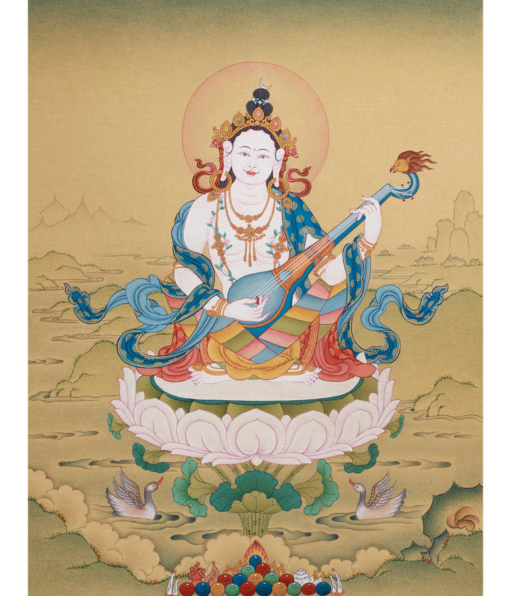 Saraswati Thangka