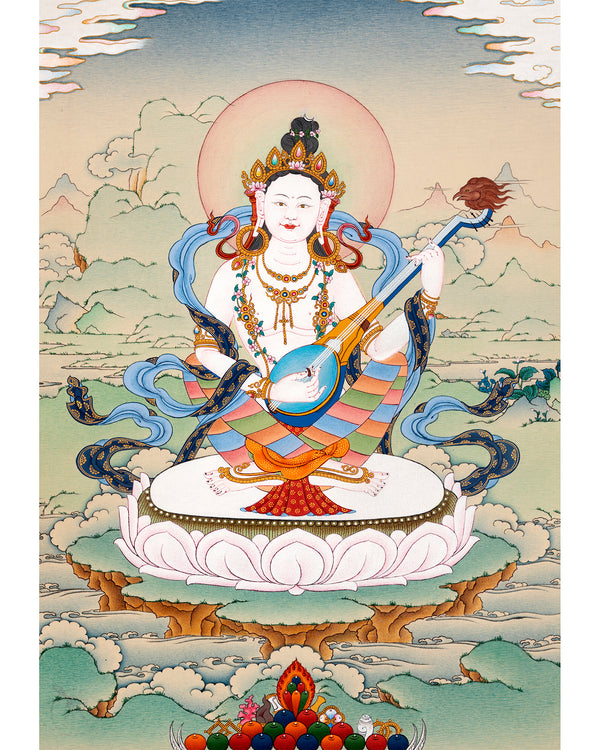 Dakini Saraswati | Yangchen Drolma Thangka