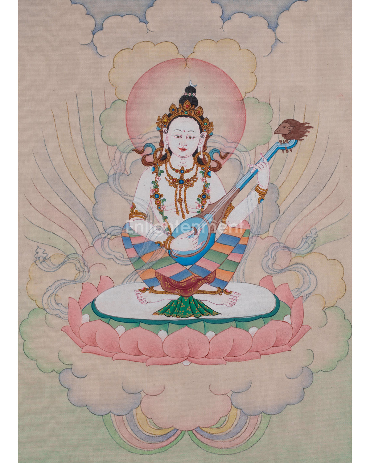 Saraswati Goddess Art