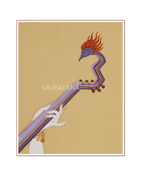 Saraswati's Veena | Symbol of Wisdom | Digital File