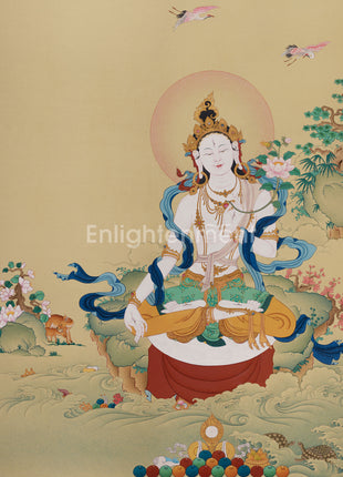 Seven-Eyed White Shyama Tara