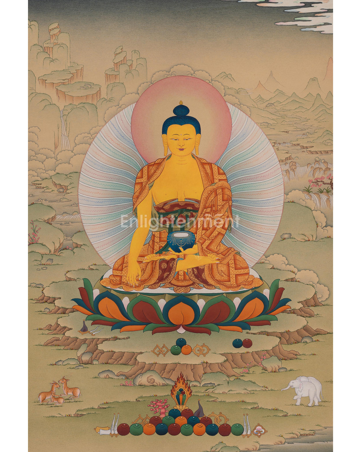Shakyamuni Buddha Sacred Artwork