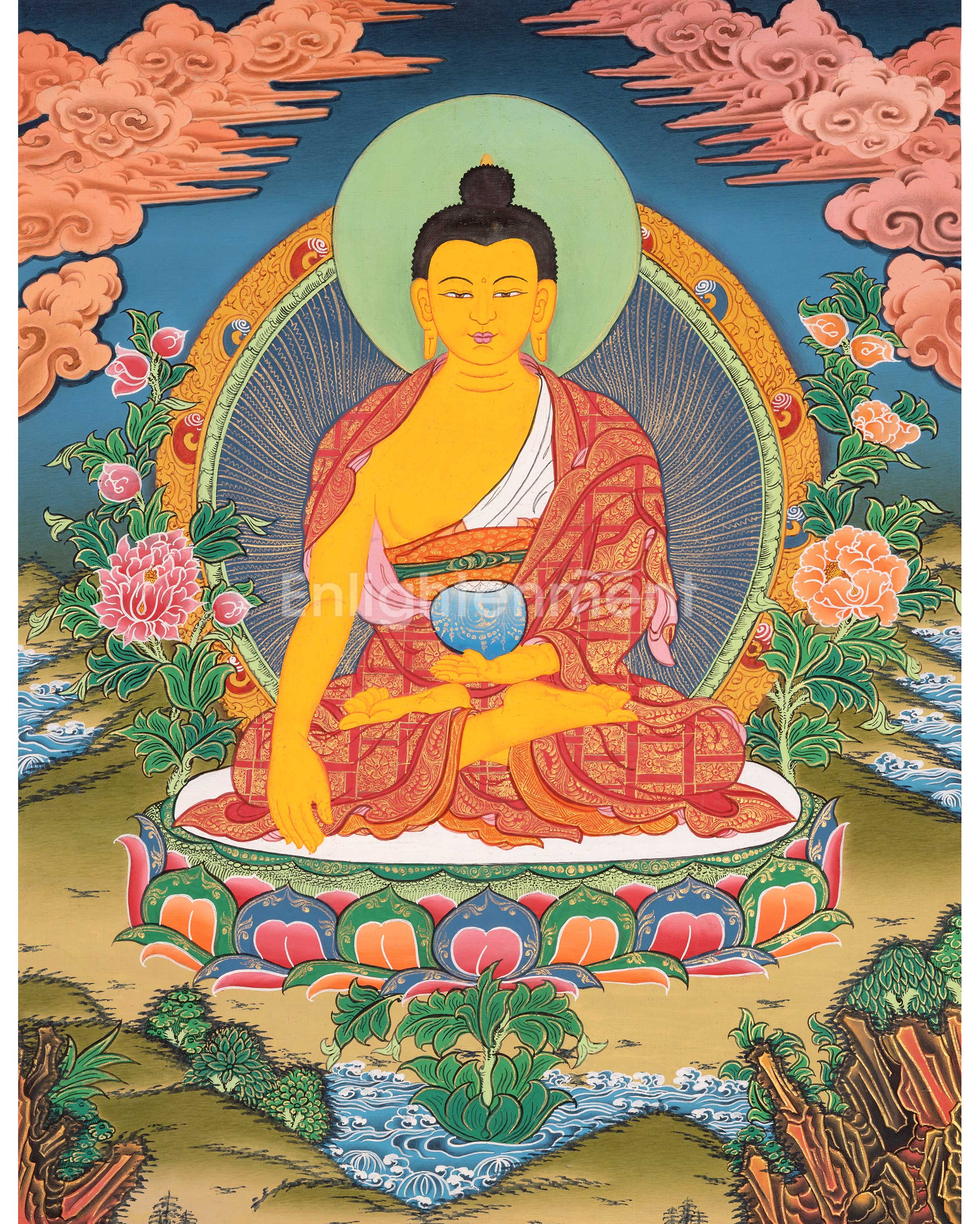 Shakyamuni Buddha Thangka 