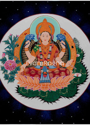 Lord Shiva Thangka Painting | Original Hand-painted Mahadev Thangka Art