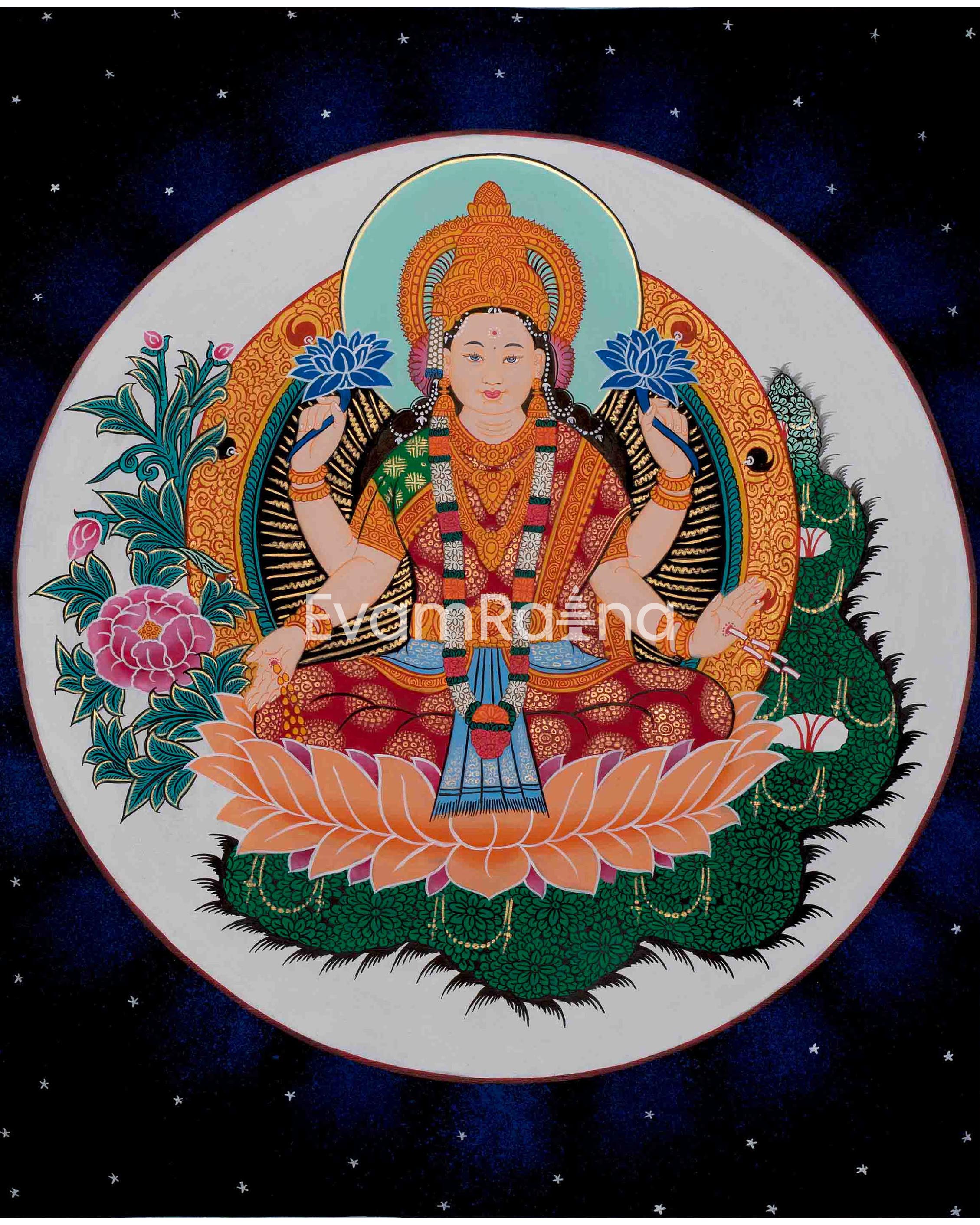 Lord Shiva Thangka Painting | Original Hand-painted Mahadev Thangka Art