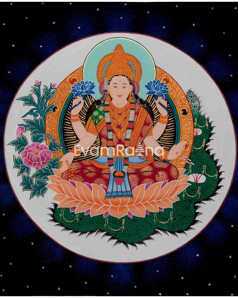 Lord Shiva Thangka Painting | Original Hand-painted Mahadev Thangka Art