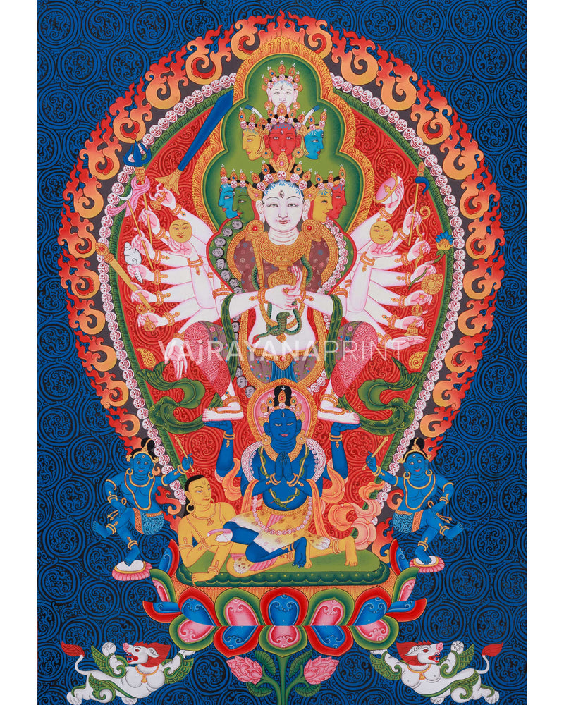 Goddess SiddhiLakshmi Canvas Print 