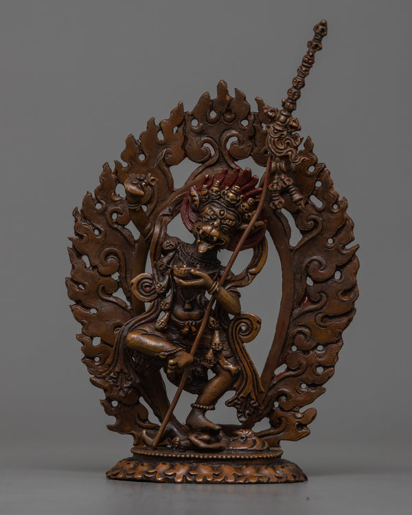 Machine Made Dakini Singhamukha Statue