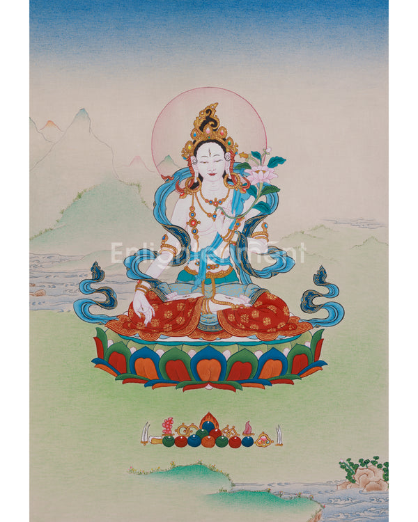 Sita Tara Longevity Deity Thangka