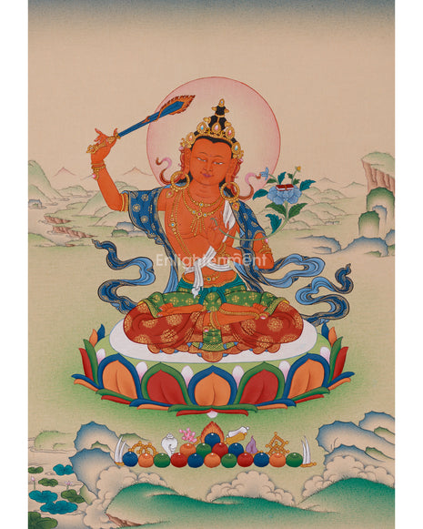 Spiritual Art of Manjushri Bodhisattva