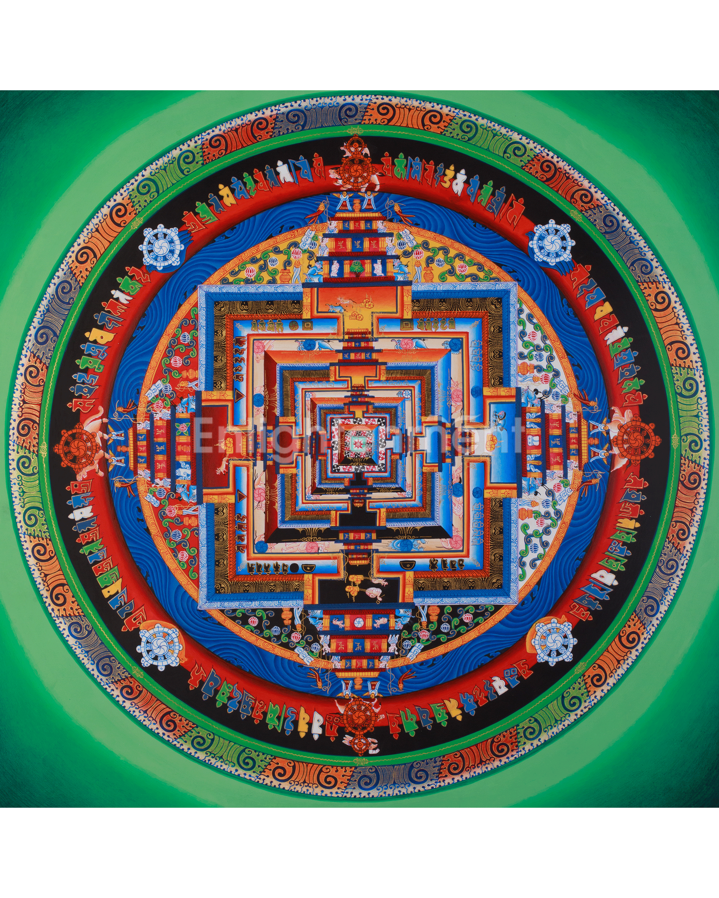Spiritual Artwork of Kalachakra Mandala