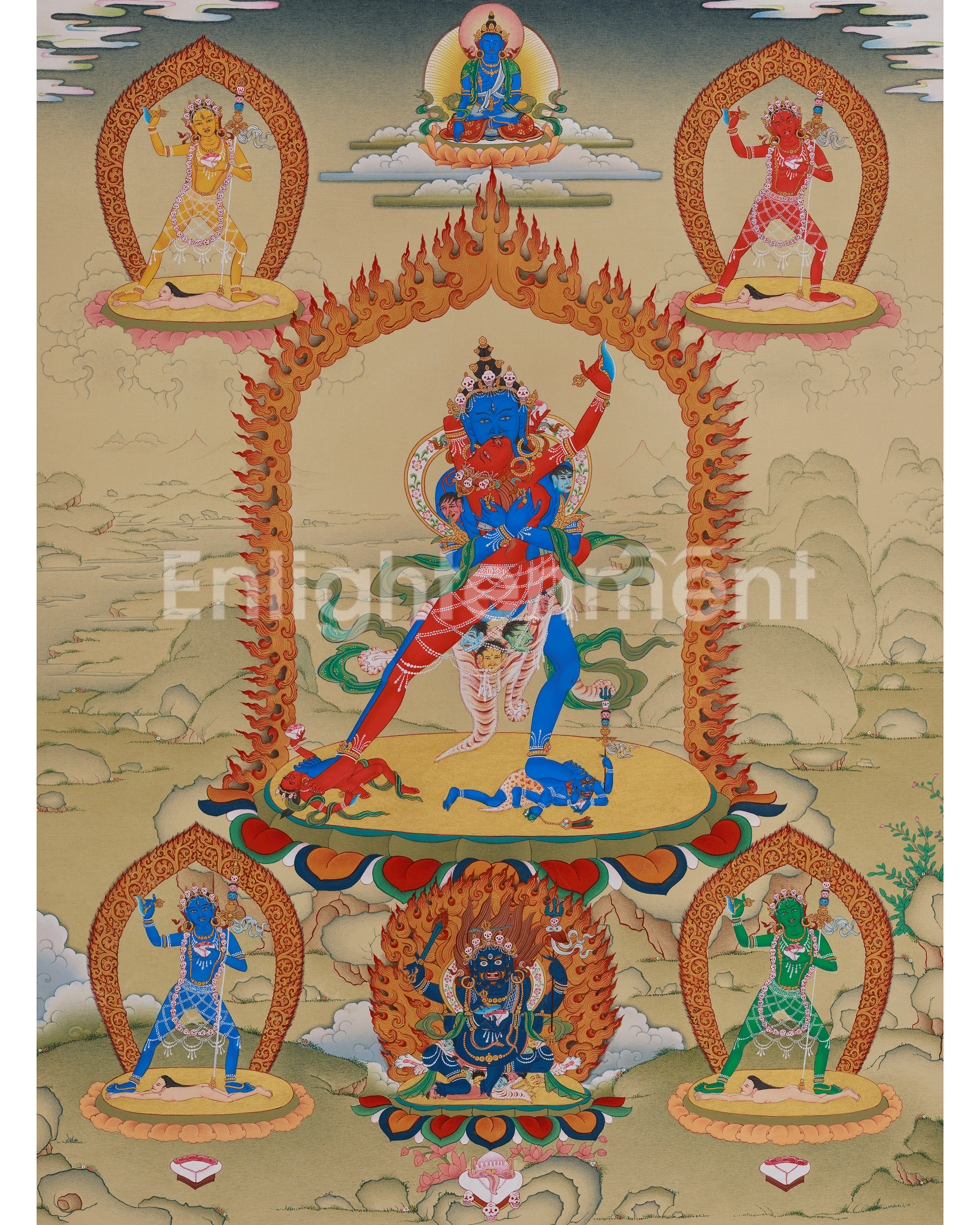 Spiritual Chakrasamvara Thangka