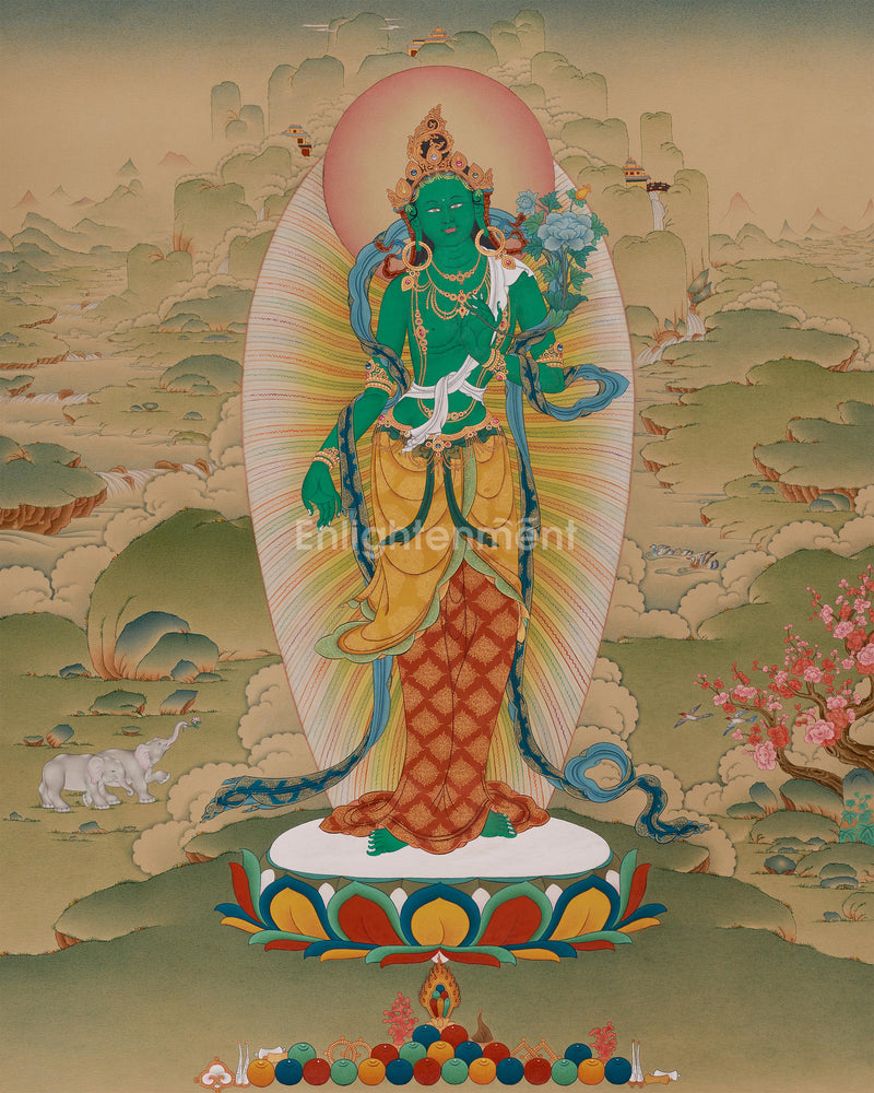 Standing Green Tara