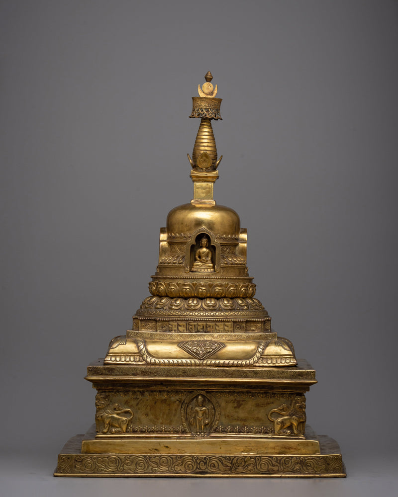 Gold Plated Stupa