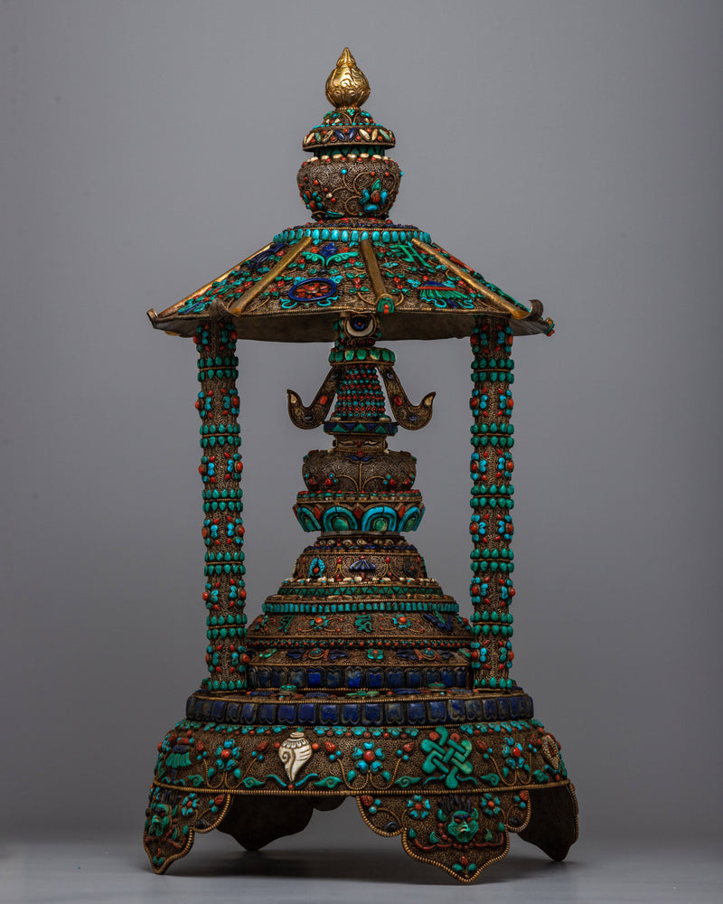 Premium Copper Stupa