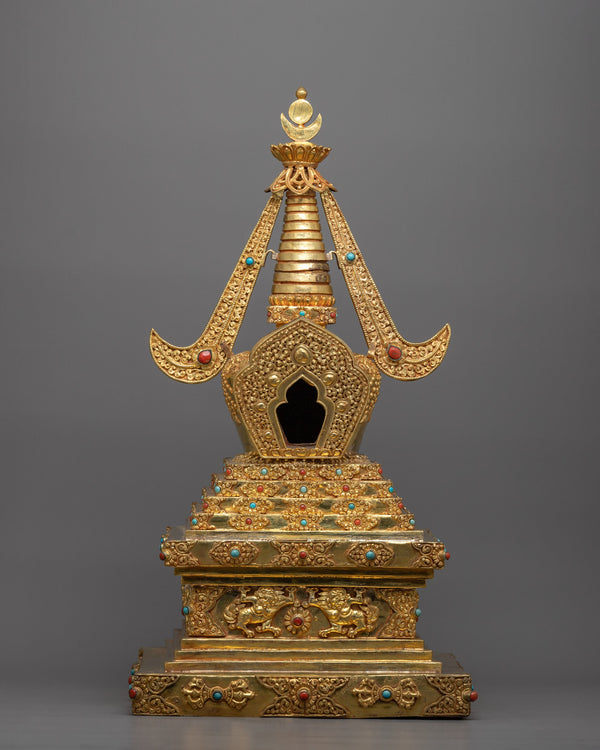 Buddhist Temple Stupa