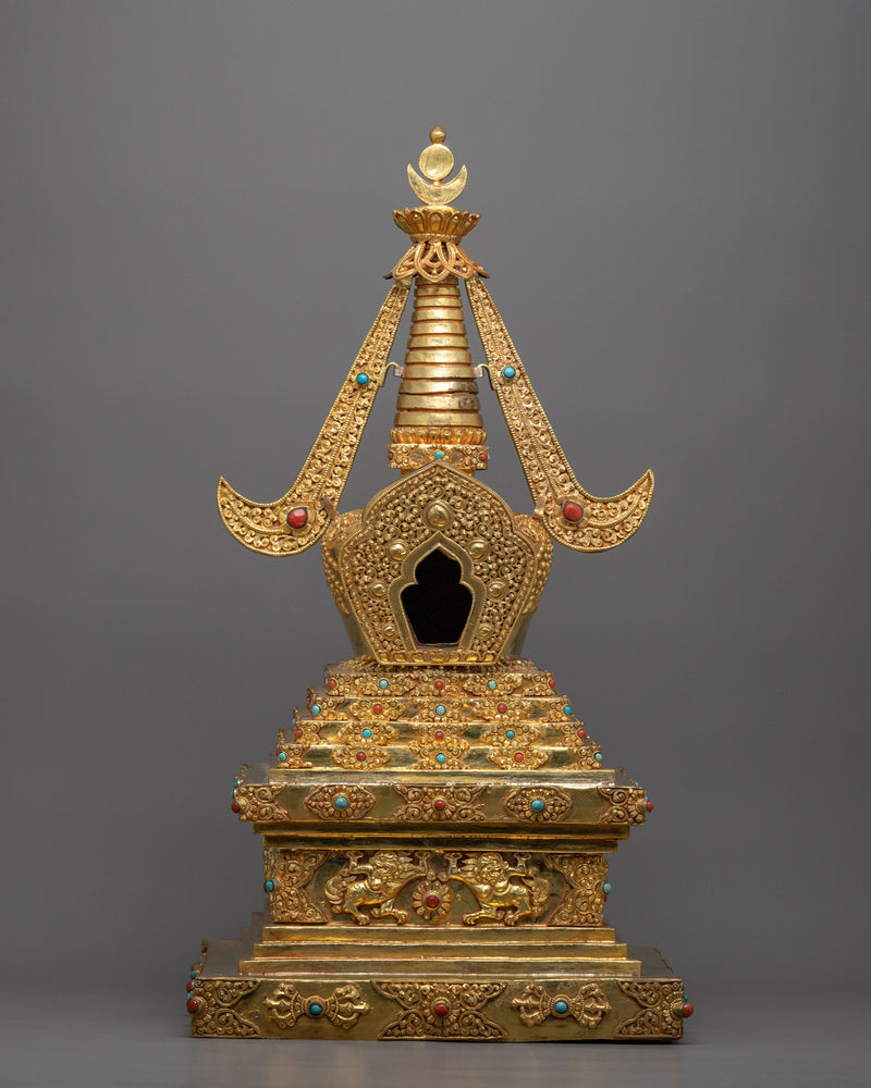 Buddhist Temple Stupa