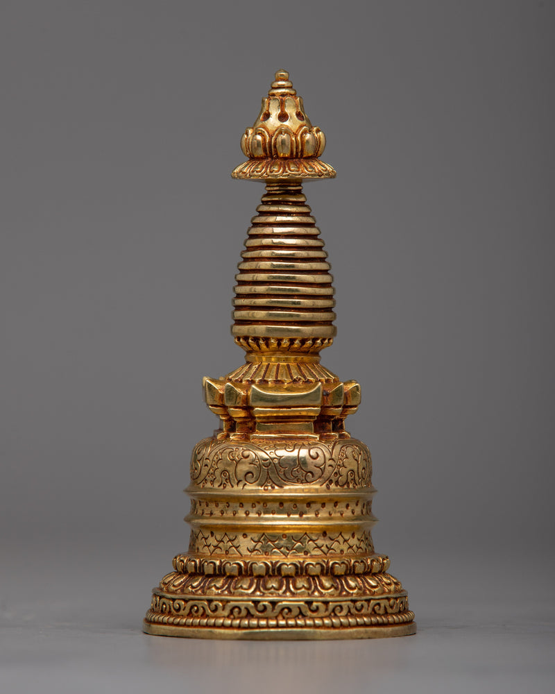 Exquisite Copper Stupa