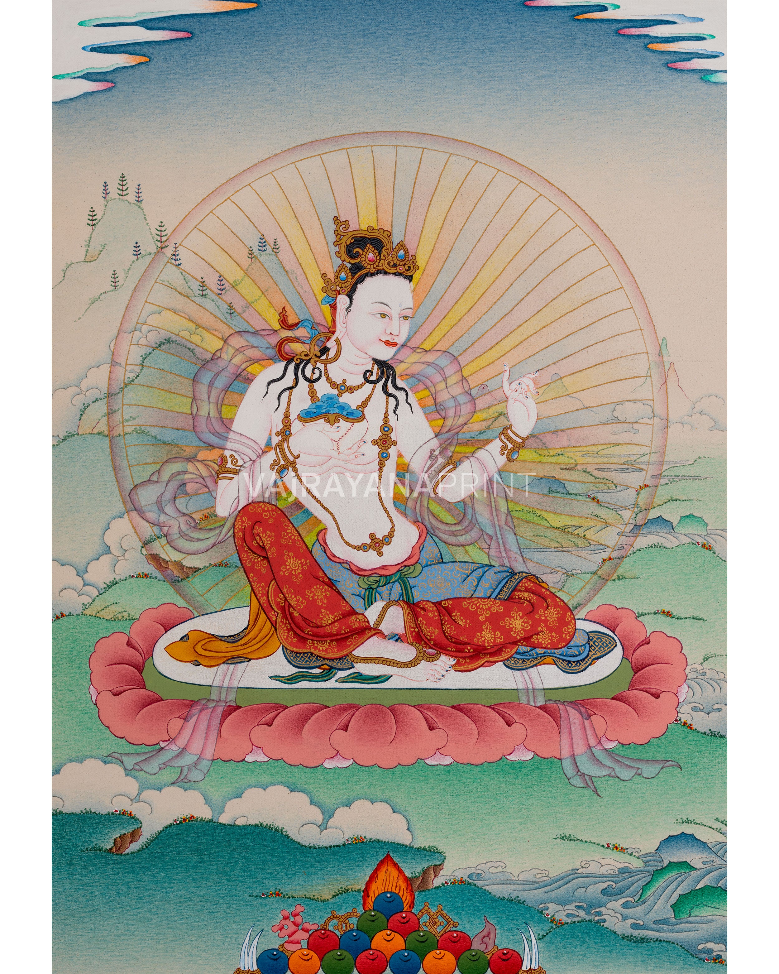 Dakini Thangka Set: Niguma and Sukhasiddhi