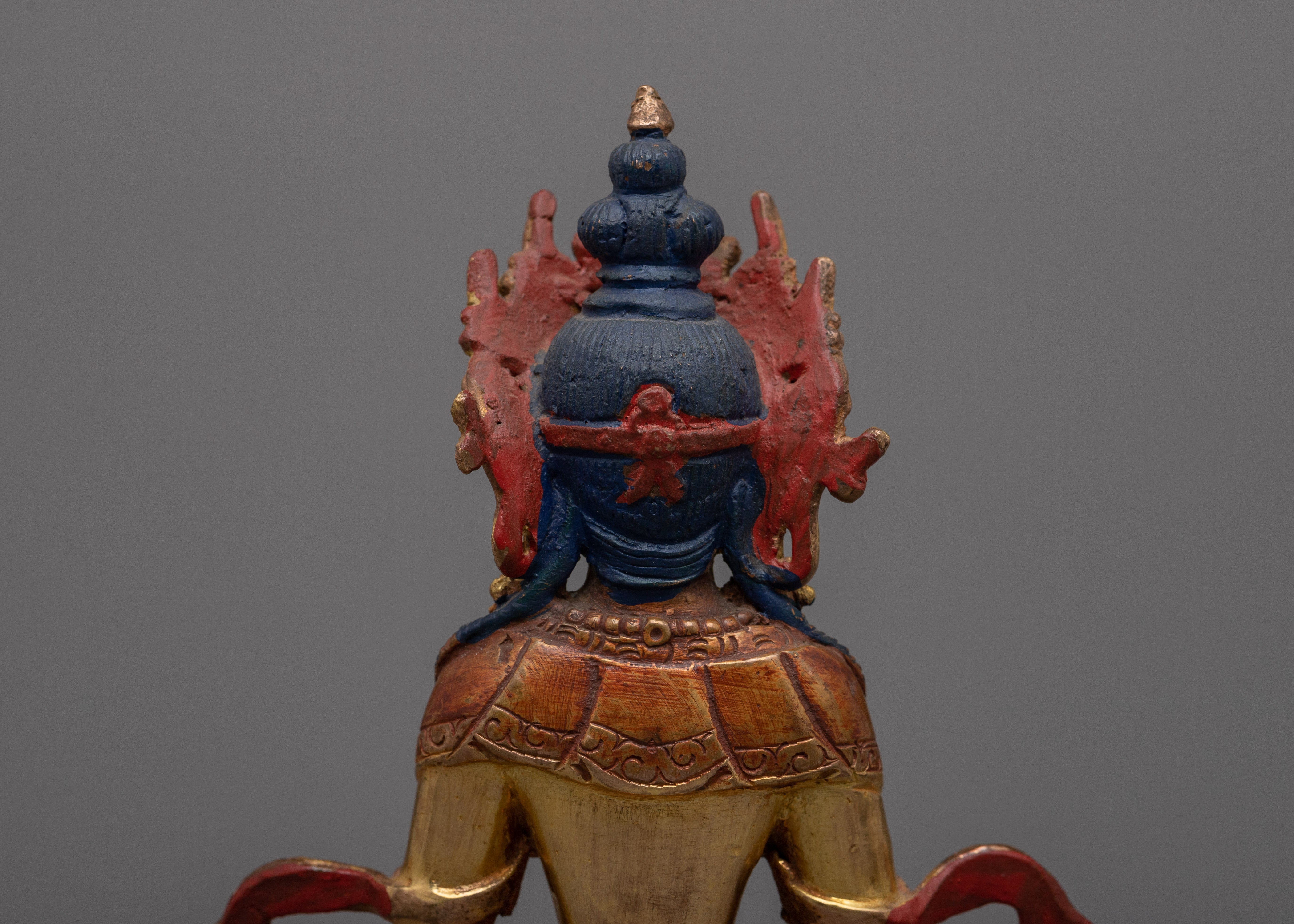 Amitabha Buddha of Pure Land Statue | Enhanced with 24K Gold Plating for Divine Radiance