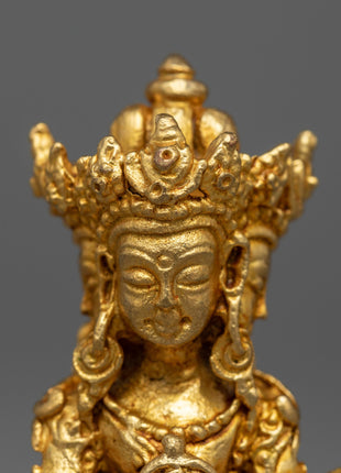 Machine Made Vairocana Buddha Statue | Machine Made Figurine For Decor