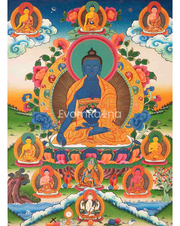 Thangka Of Medicine Buddha