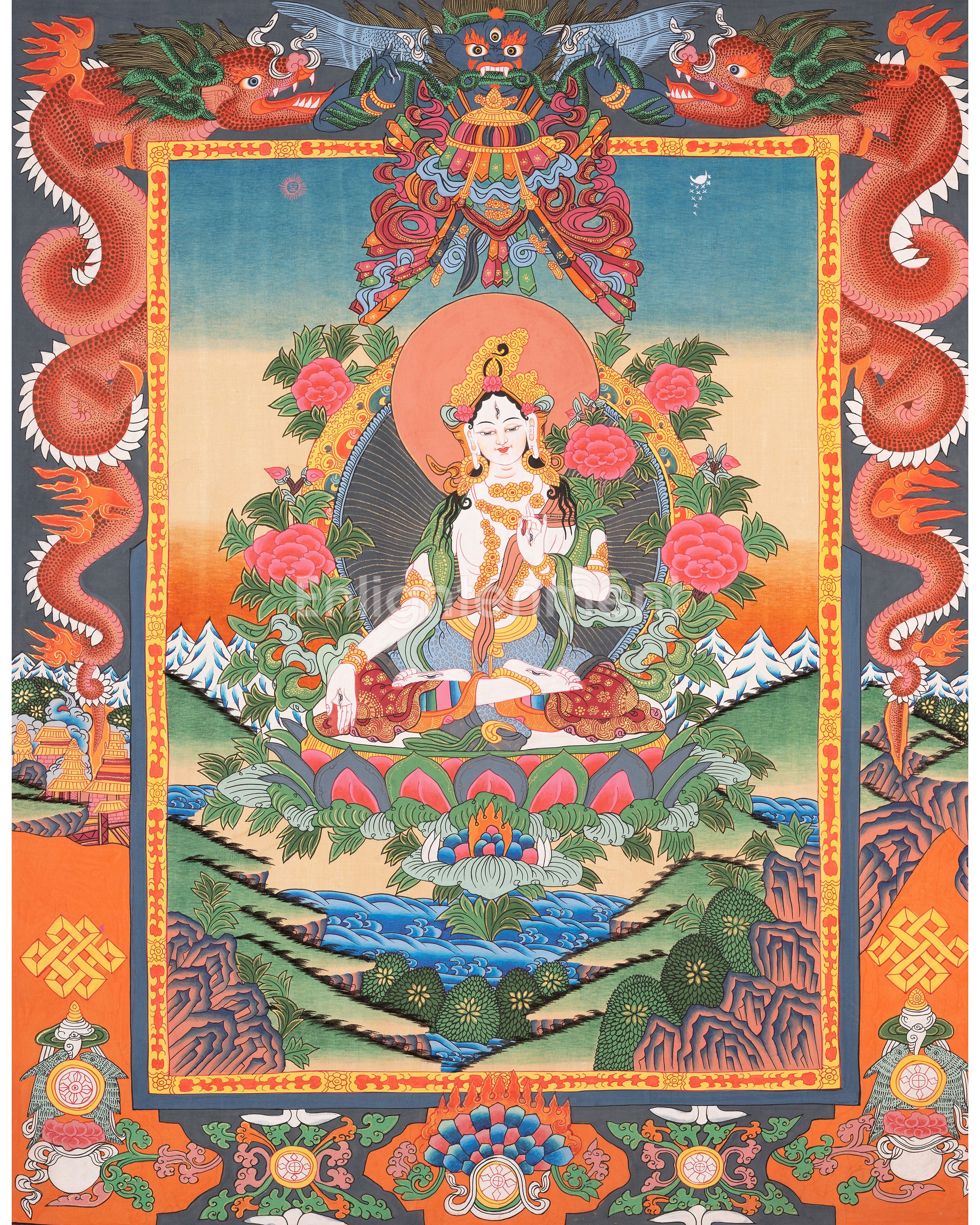 White Tara Thangka